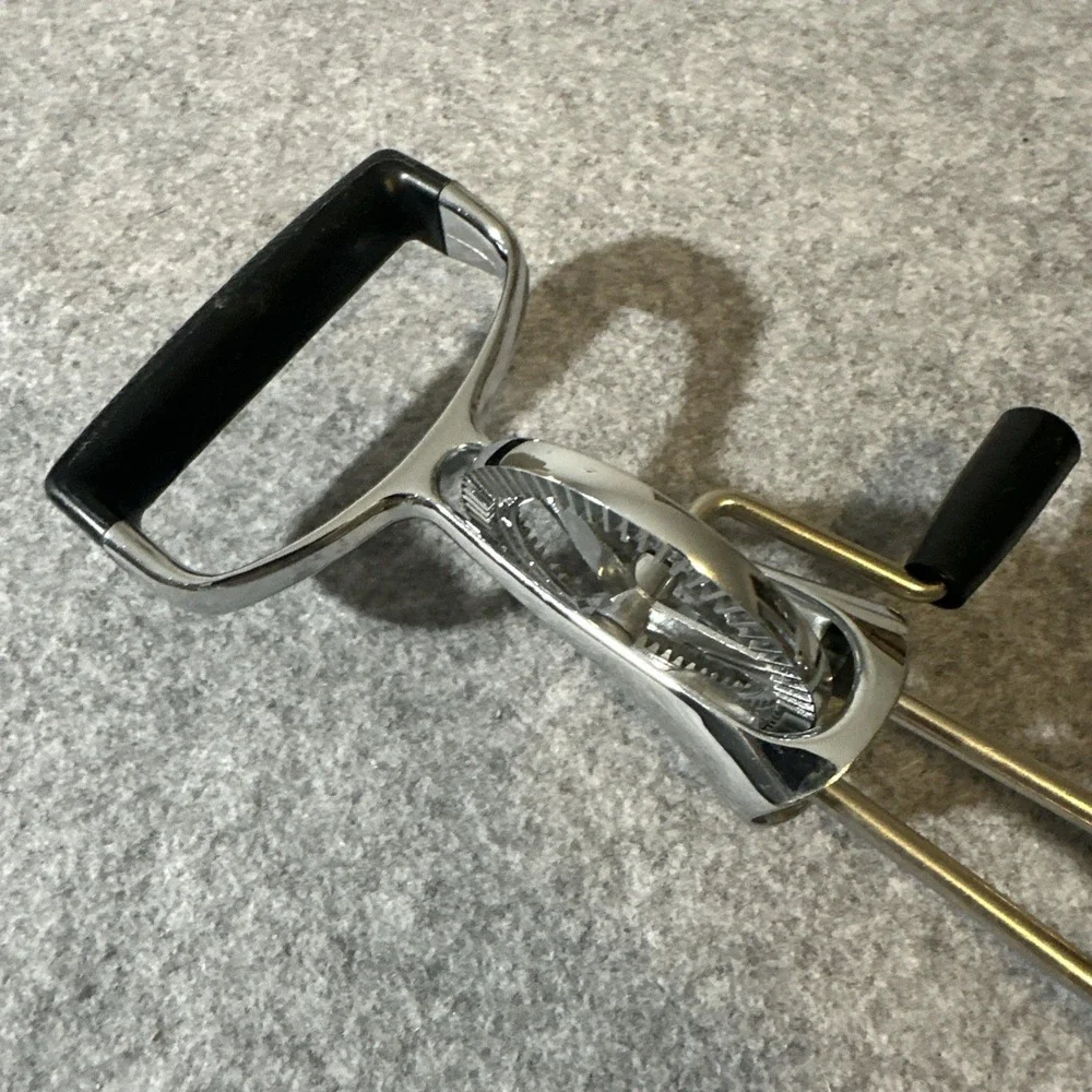 Vintage EKCO Best Manual Hand Mixer‎ Egg Beater Stainless Works Well